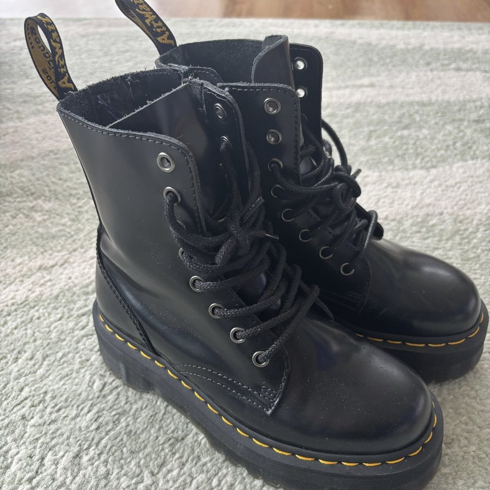 Jadon Boot Smooth Leather Platforms